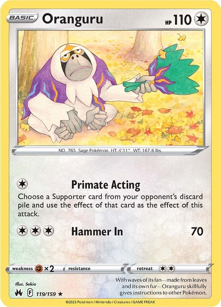 Oranguru (119/159) [Sword & Shield: Crown Zenith] | KingTCG.ca