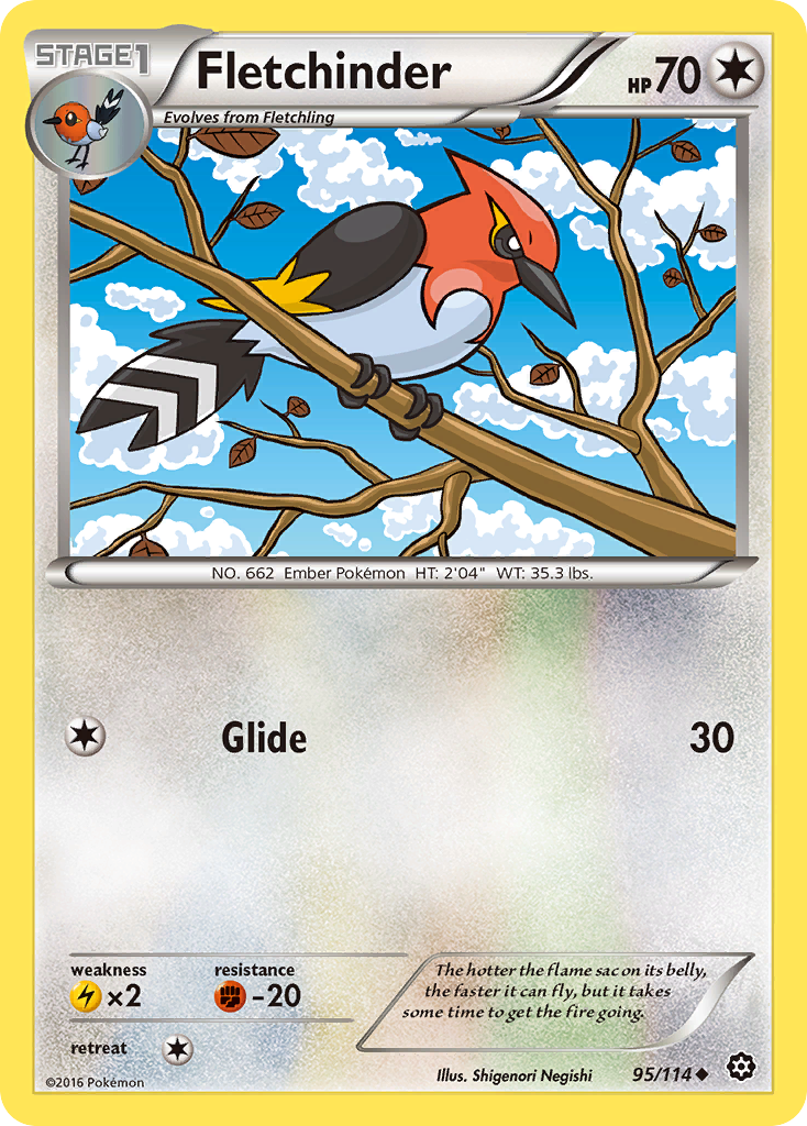 Fletchinder (95/114) [XY: Steam Siege] | KingTCG.ca