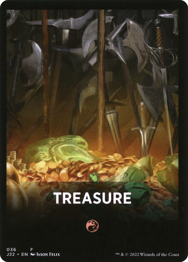 Treasure Theme Card [Jumpstart 2022 Front Cards] | KingTCG.ca