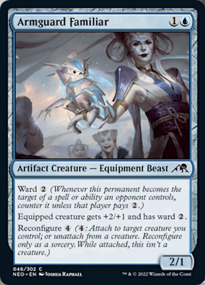 Armguard Familiar [Kamigawa: Neon Dynasty] | KingTCG.ca