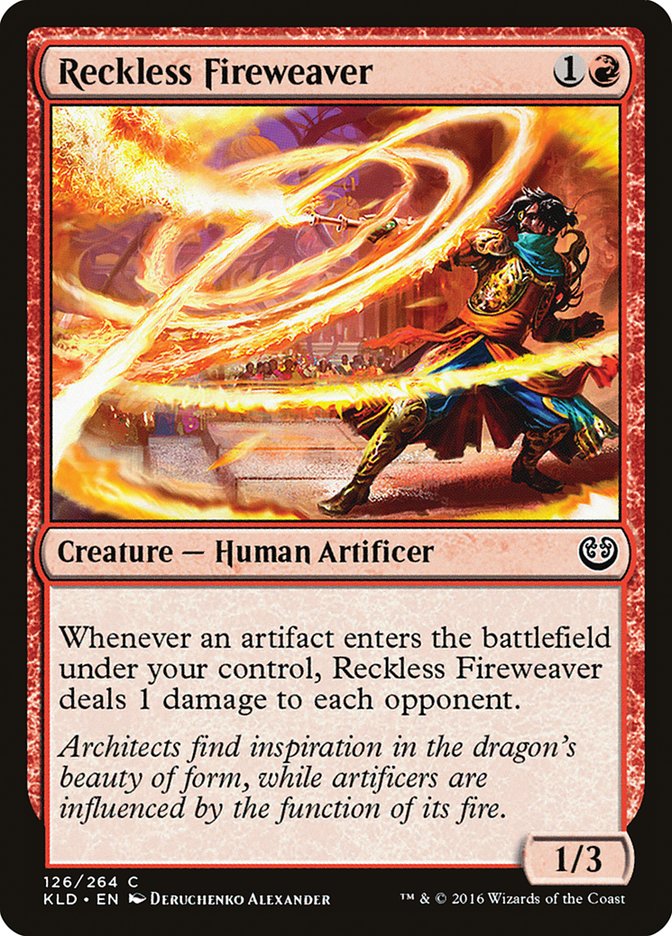 Reckless Fireweaver [Kaladesh] | KingTCG.ca