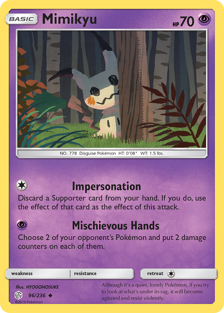 Mimikyu (96/236) [Sun & Moon: Cosmic Eclipse] | KingTCG.ca