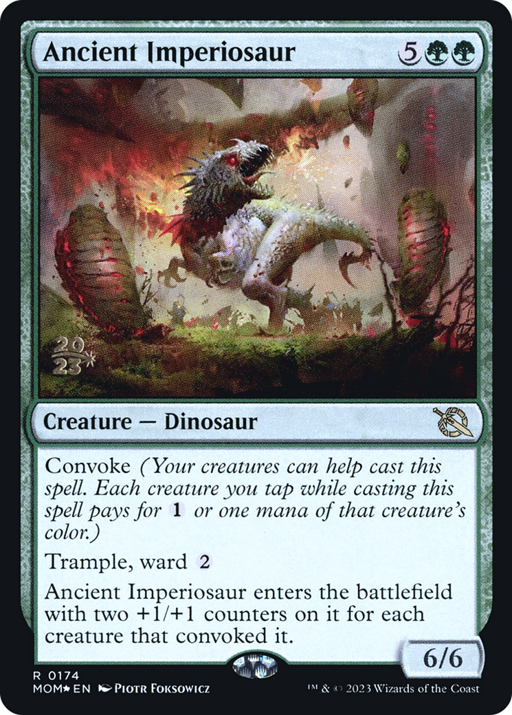 Ancient Imperiosaur [March of the Machine Prerelease Promos] | KingTCG.ca