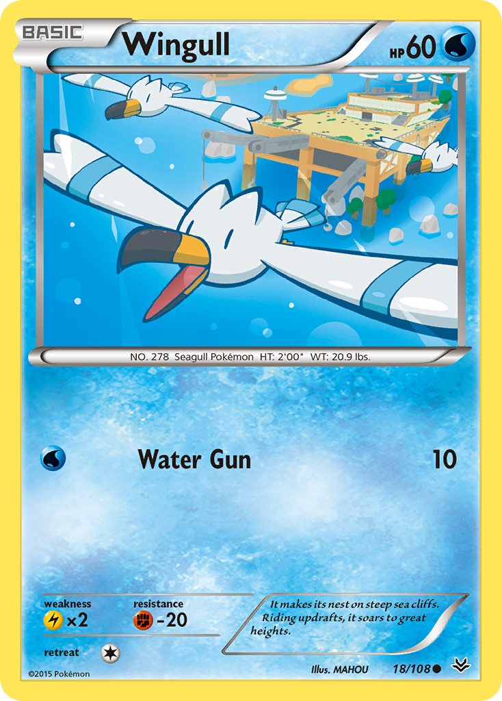 Wingull (18/108) [XY: Roaring Skies] | KingTCG.ca