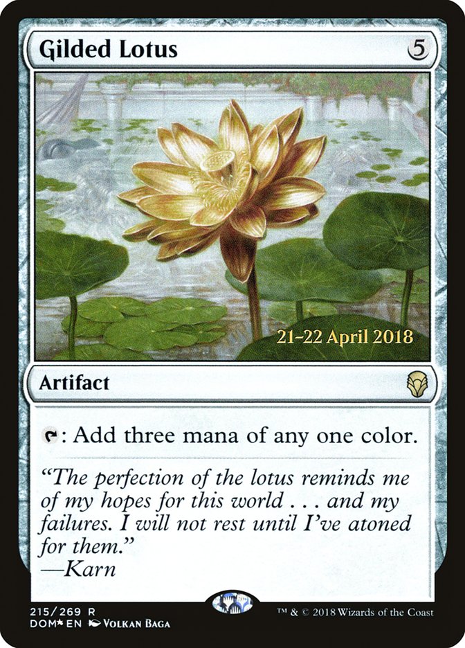 Gilded Lotus  [Dominaria Prerelease Promos] | KingTCG.ca