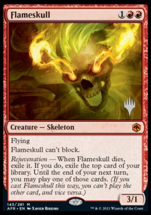 Flameskull (Promo Pack) [Dungeons & Dragons: Adventures in the Forgotten Realms Promos] | KingTCG.ca