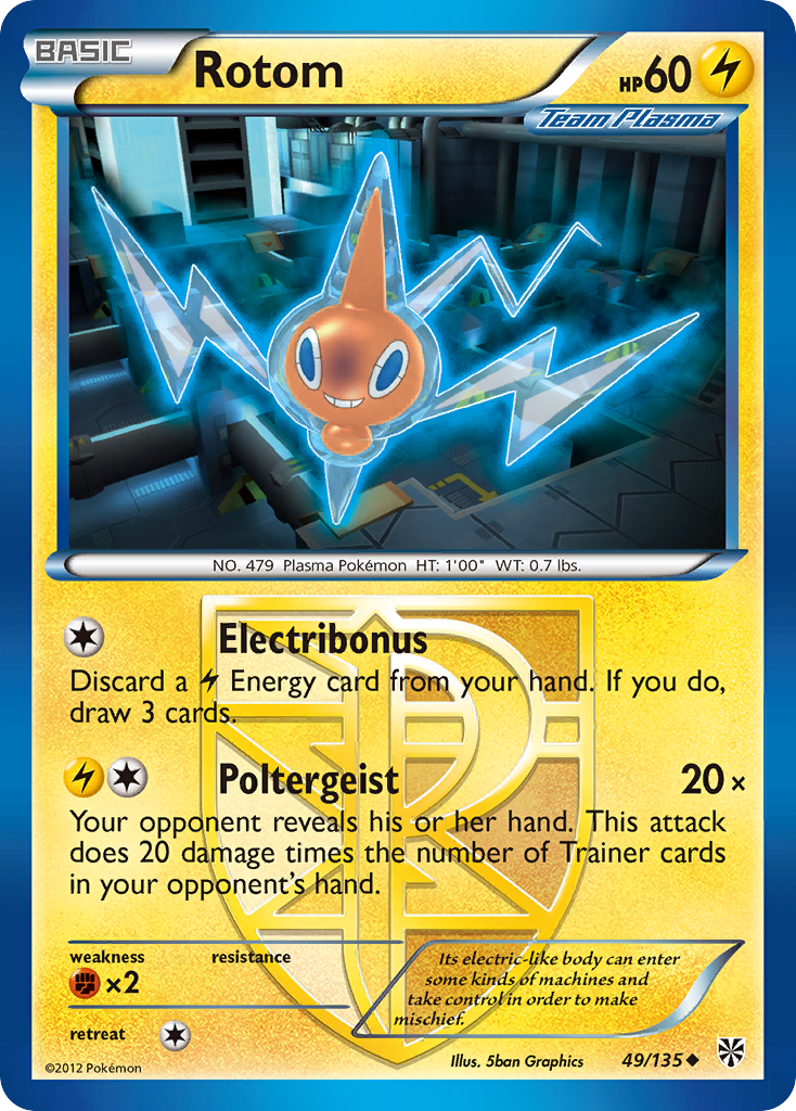 Rotom (49/135) [Black & White: Plasma Storm] | KingTCG.ca