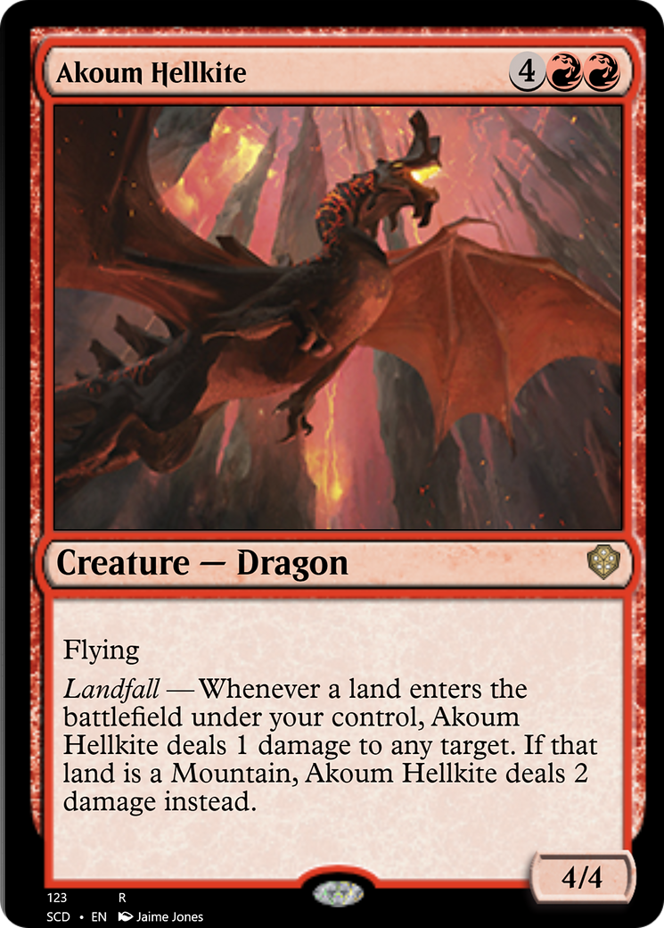 Akoum Hellkite [Starter Commander Decks] | KingTCG.ca