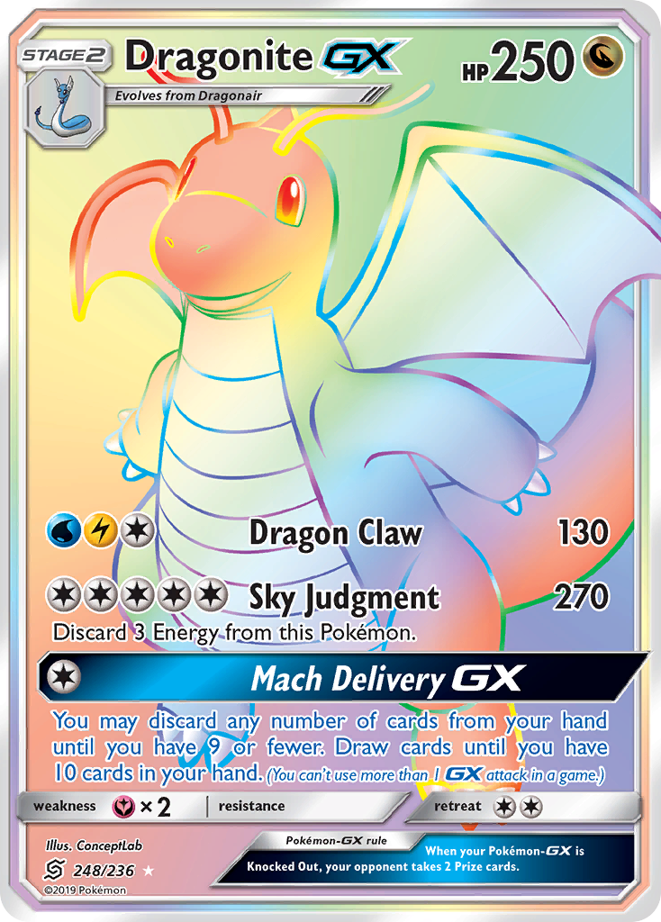 Dragonite GX (248/236) [Sun & Moon: Unified Minds] | KingTCG.ca