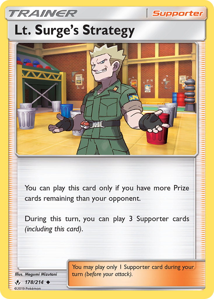 Lt. Surge's Strategy (178/214) [Sun & Moon: Unbroken Bonds] | KingTCG.ca