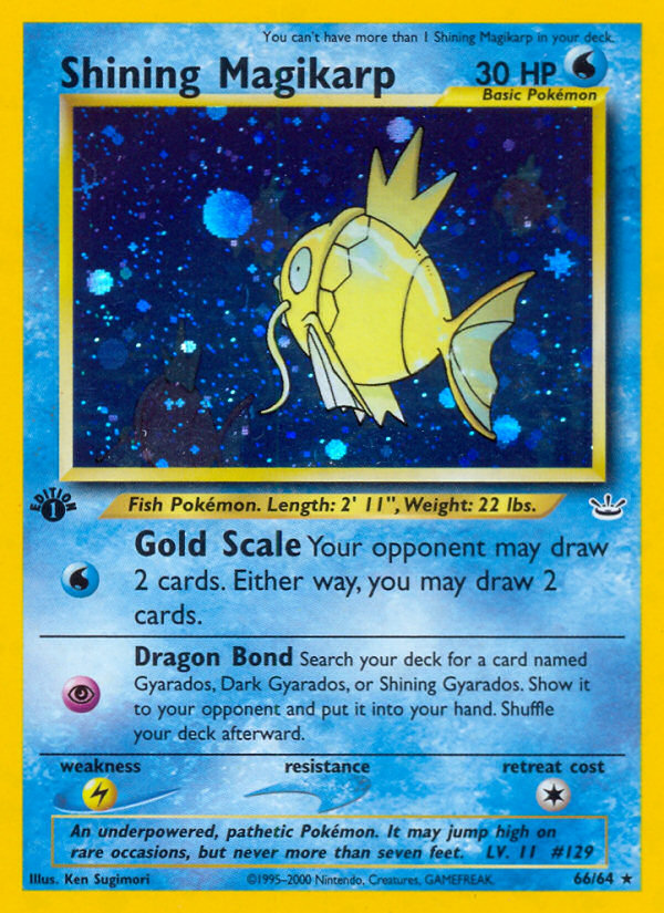 Shining Magikarp (66/64) [Neo Revelation 1st Edition] | KingTCG.ca