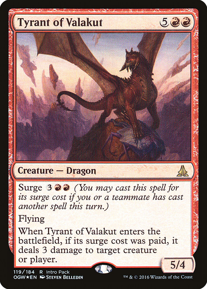 Tyrant of Valakut [Oath of the Gatewatch Promos] | KingTCG.ca