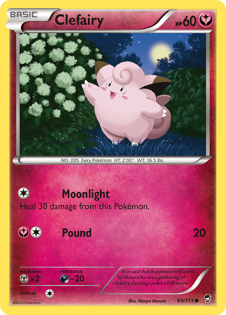 Clefairy (69/111) [XY: Furious Fists] | KingTCG.ca