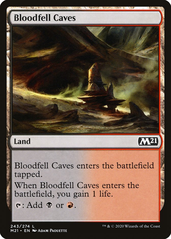 Bloodfell Caves [Core Set 2021] | KingTCG.ca