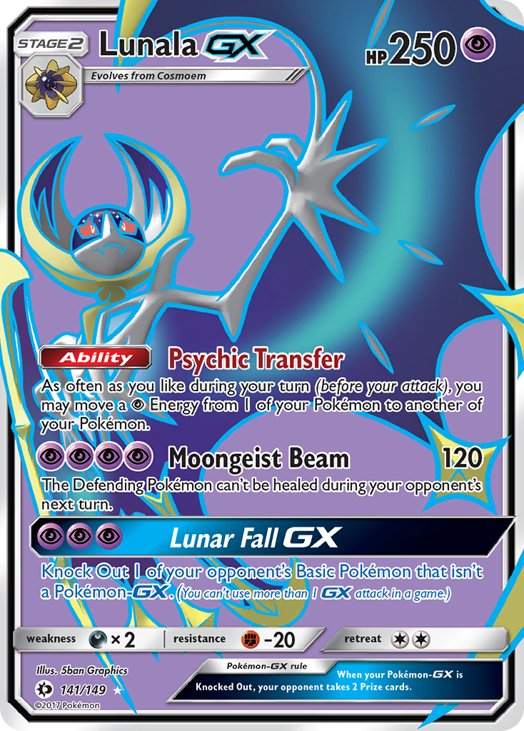 Lunala GX (141/149) [Sun & Moon: Base Set] | KingTCG.ca