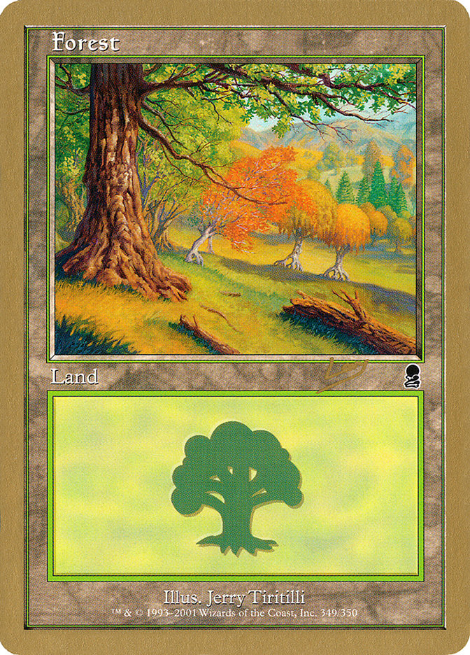 Forest (349) (Raphael Levy) [World Championship Decks 2002] | KingTCG.ca