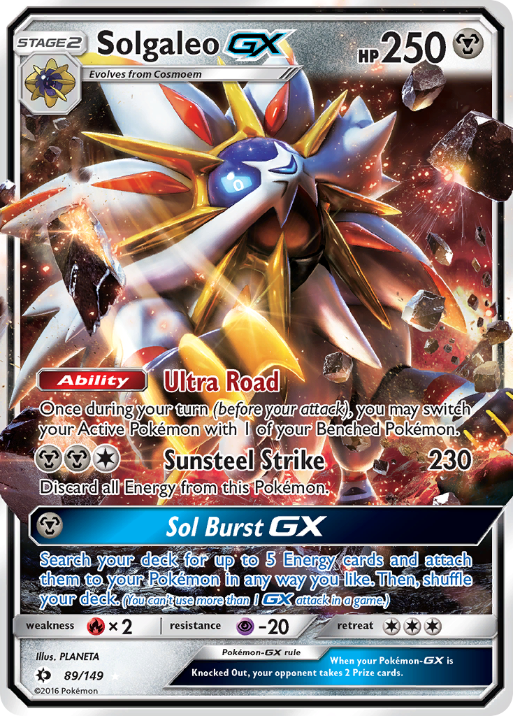 Solgaleo GX (89/149) [Sun & Moon: Base Set] | KingTCG.ca