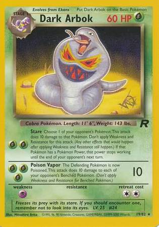 Dark Arbok (19/82) (W Stamped Promo) [Team Rocket Unlimited] | KingTCG.ca