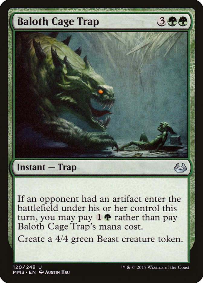 Baloth Cage Trap [Modern Masters 2017] | KingTCG.ca