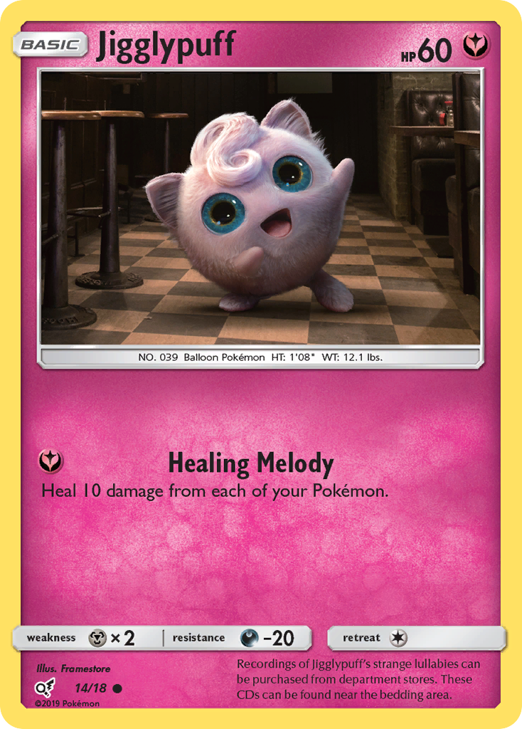 Jigglypuff (14/18) [Sun & Moon: Detective Pikachu] | KingTCG.ca