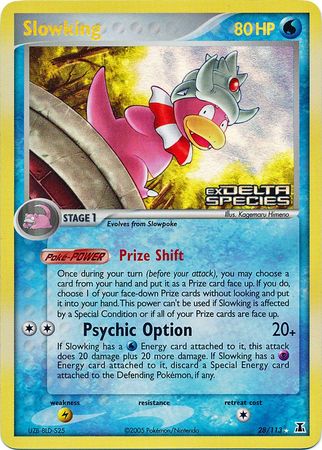 Slowking (28/113) (Stamped) [EX: Delta Species] | KingTCG.ca