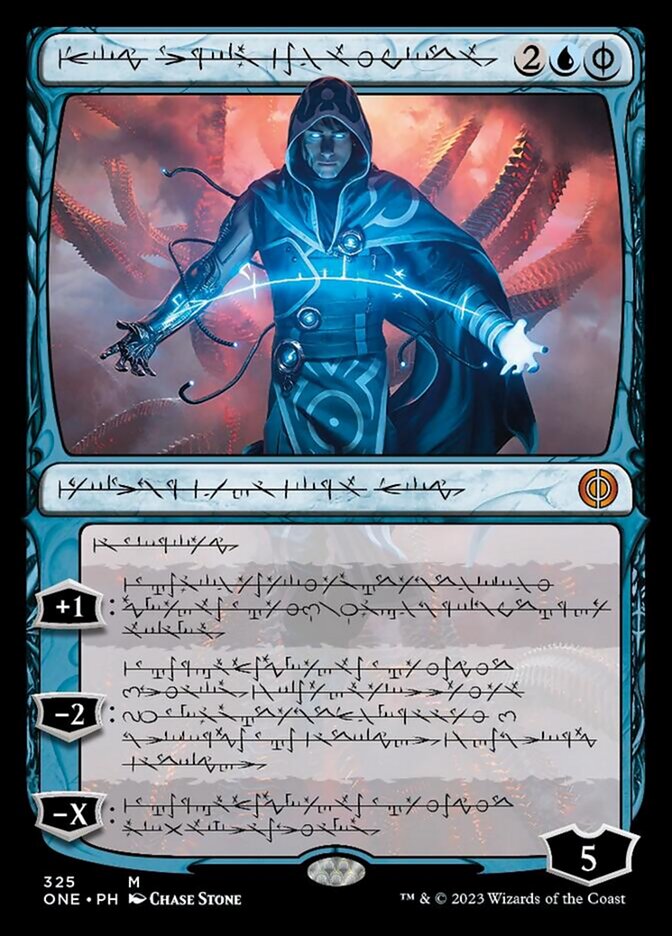 Jace, the Perfected Mind (Phyrexianized) [Phyrexia: All Will Be One] | KingTCG.ca