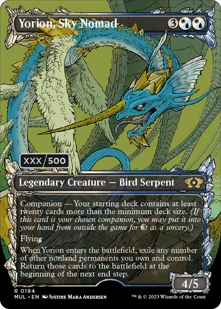 Yorion, Sky Nomad (Serialized) [Multiverse Legends] | KingTCG.ca