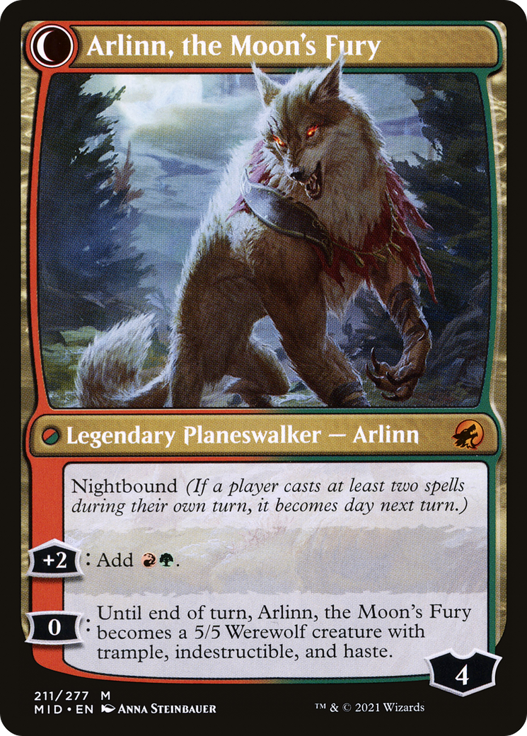 Arlinn, the Pack's Hope // Arlinn, the Moon's Fury [Secret Lair: From Cute to Brute] | KingTCG.ca