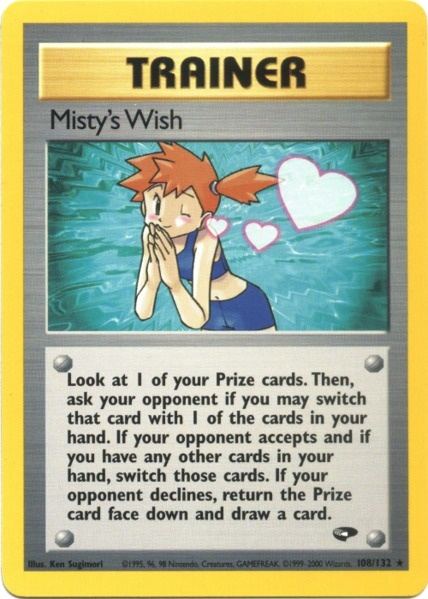 Misty's Wish (108/132) [Gym Challenge] | KingTCG.ca