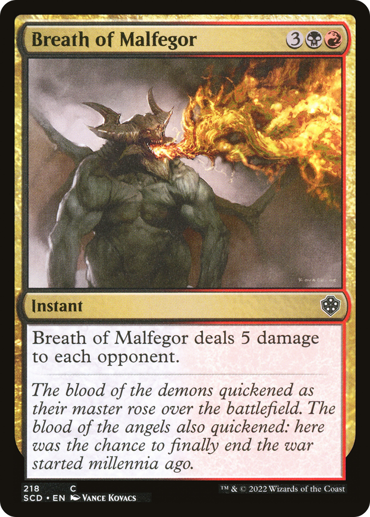 Breath of Malfegor [Starter Commander Decks] | KingTCG.ca