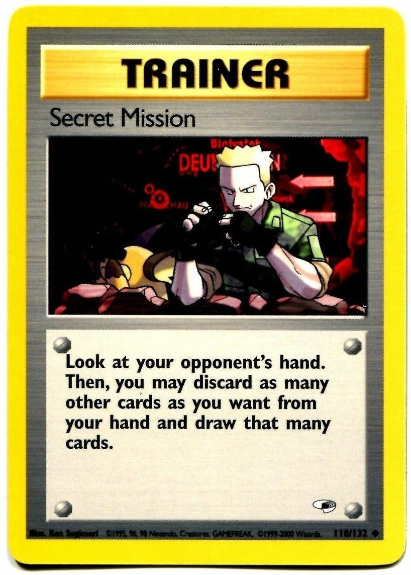 Secret Mission (118/132) [Gym Heroes] | KingTCG.ca