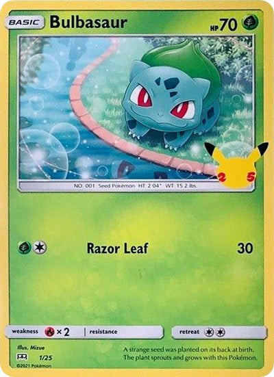 Bulbasaur (1/25) [McDonald's 25th Anniversary] | KingTCG.ca