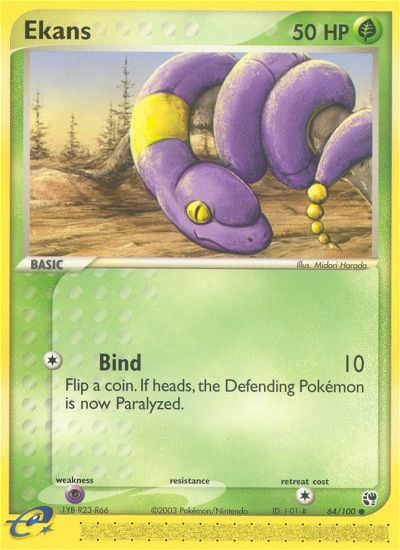 Ekans (64/100) [EX: Sandstorm] | KingTCG.ca