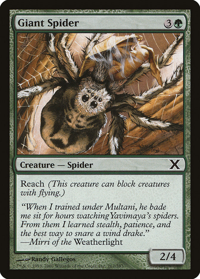 Giant Spider [Tenth Edition] | KingTCG.ca