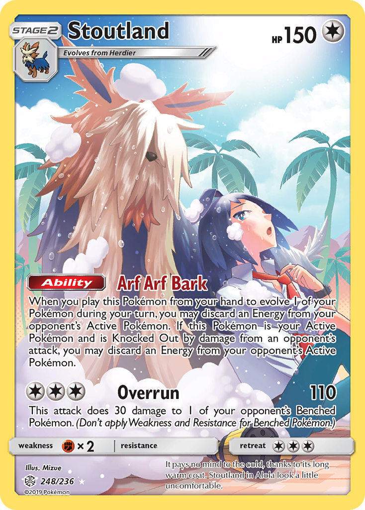 Stoutland (248/236) [Sun & Moon: Cosmic Eclipse] | KingTCG.ca