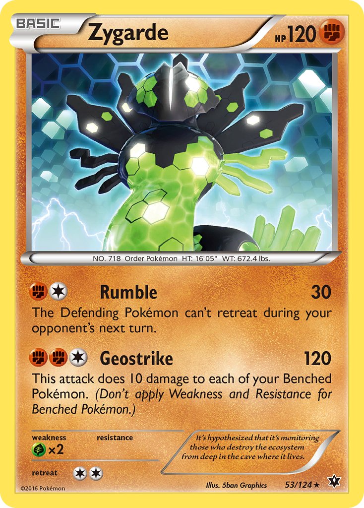 Zygarde (53/124) (Theme Deck Exclusive) [XY: Fates Collide] | KingTCG.ca