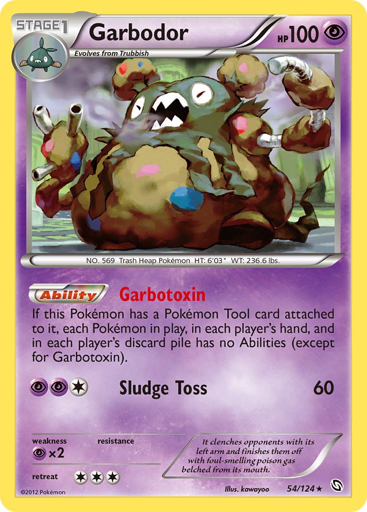 Garbodor (54/124) [Black & White: Dragons Exalted] | KingTCG.ca