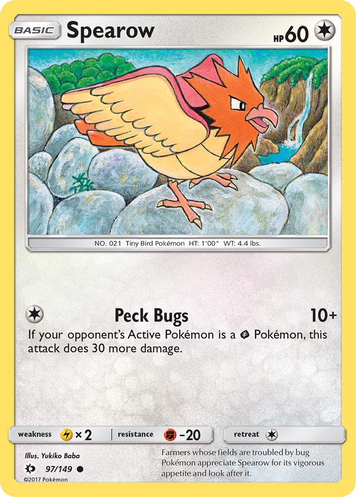 Spearow (97/149) [Sun & Moon: Base Set] | KingTCG.ca