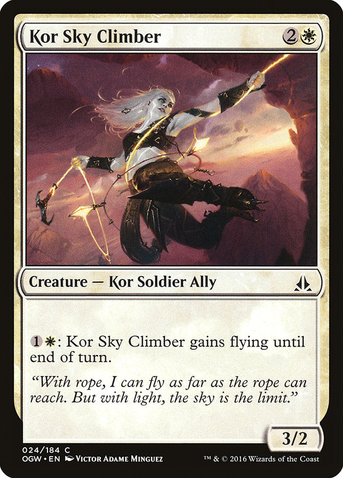 Kor Sky Climber [Oath of the Gatewatch] | KingTCG.ca