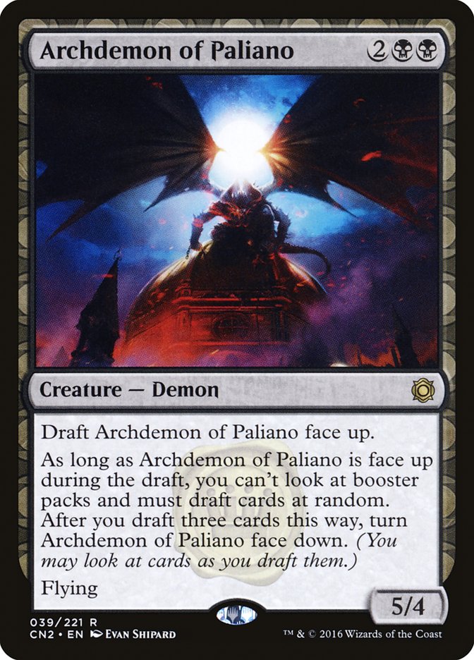 Archdemon of Paliano [Conspiracy: Take the Crown] | KingTCG.ca