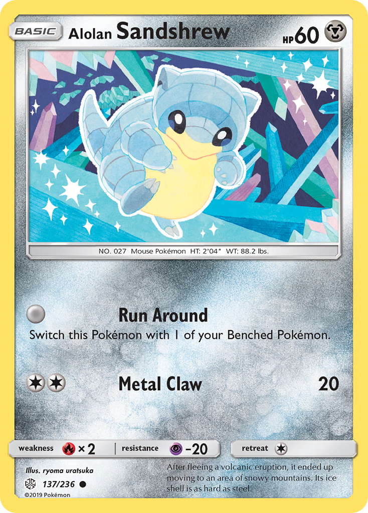 Alolan Sandshrew (137/236) [Sun & Moon: Cosmic Eclipse] | KingTCG.ca