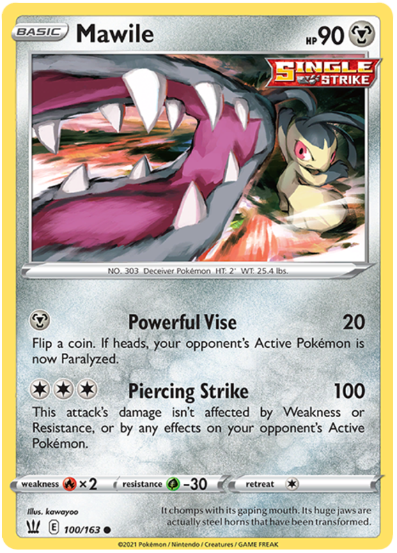 Mawile (100/163) [Sword & Shield: Battle Styles] | KingTCG.ca