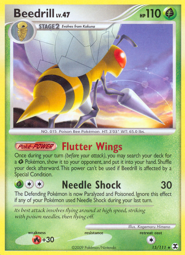 Beedrill (15/111) [Rising Rivals] | KingTCG.ca