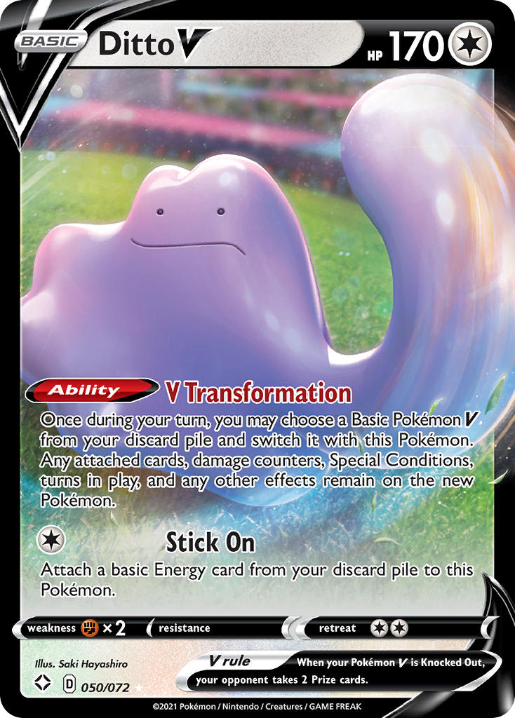 Ditto V (50/72) [Sword & Shield: Shining Fates] | KingTCG.ca