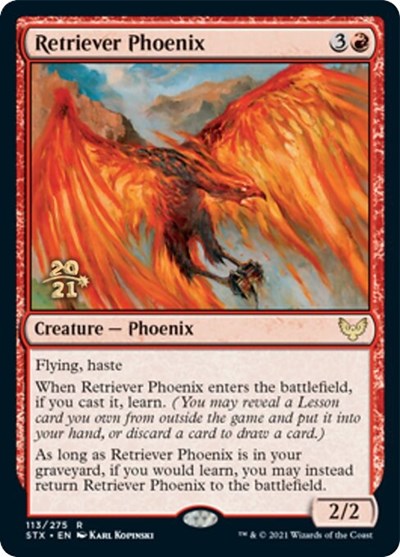 Retriever Phoenix [Strixhaven: School of Mages Prerelease Promos] | KingTCG.ca