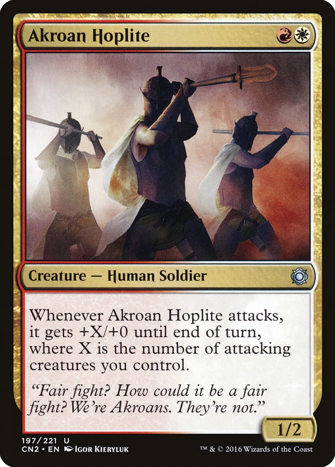 Akroan Hoplite [Conspiracy: Take the Crown] | KingTCG.ca