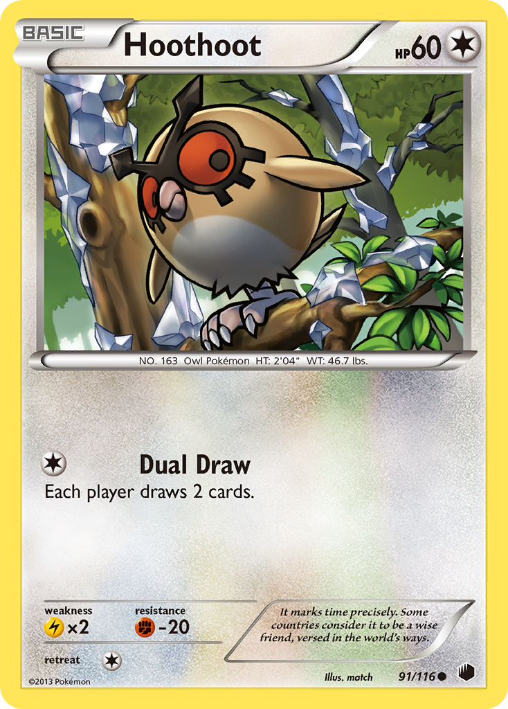 Hoothoot (91/116) [Black & White: Plasma Freeze] | KingTCG.ca