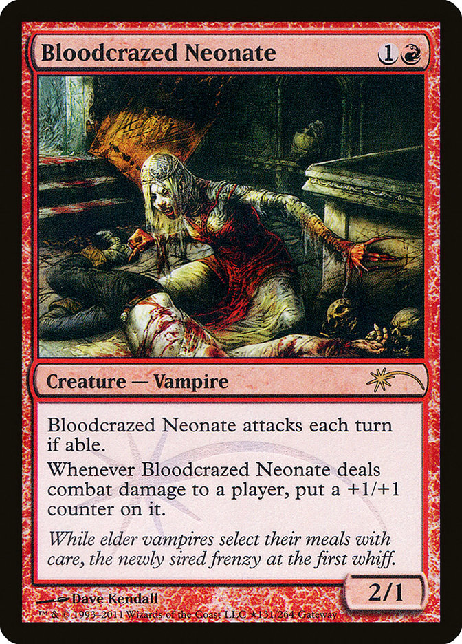 Bloodcrazed Neonate [Wizards Play Network 2011] | KingTCG.ca