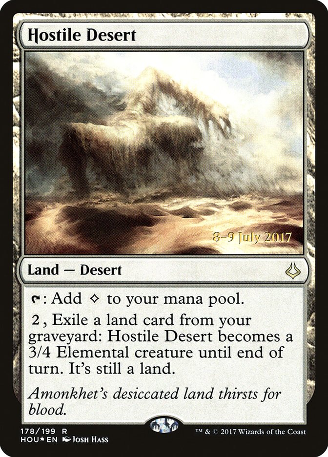 Hostile Desert  [Hour of Devastation Prerelease Promos] | KingTCG.ca