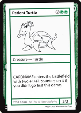 Patient Turtle (2021 Edition) [Mystery Booster Playtest Cards] | KingTCG.ca